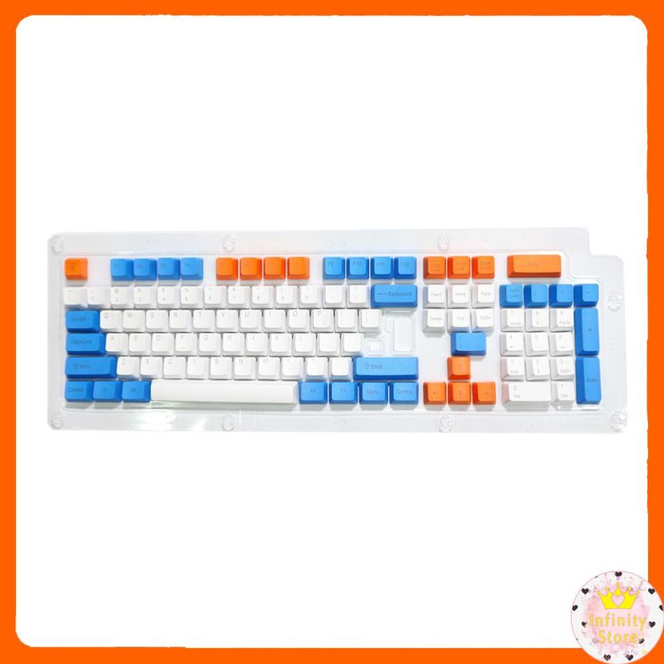 SET KEYCAP PBT DOUBLESHOT 104 PHÍM CHẤT LƯỢNG CAO CẤP ĐỦ MÀU INFINY DECOR