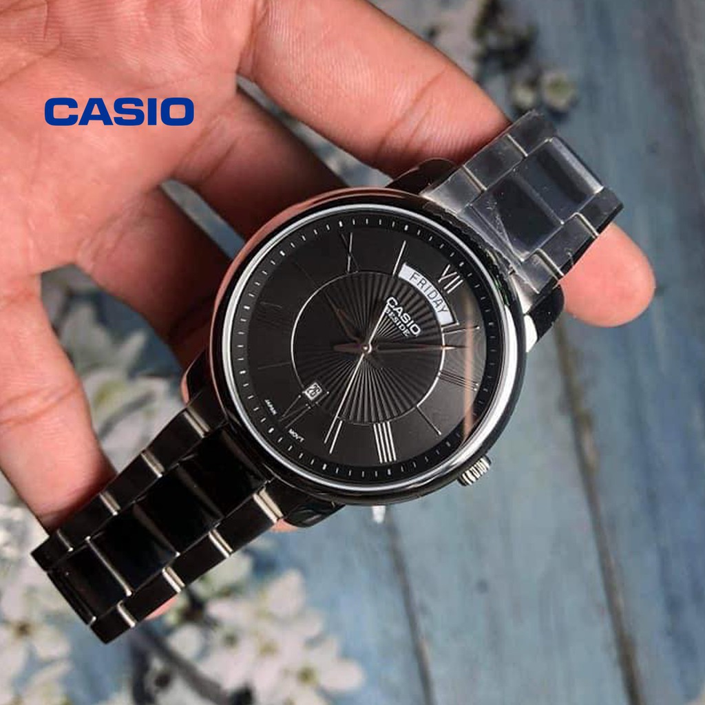[Mã FARSBR243 giảm 15% đơn 249K] Đồng hồ nam CASIO Beside BEM-152D-1AVDF chính hãng - Bảo hành 1 năm, Thay pin miễn phí