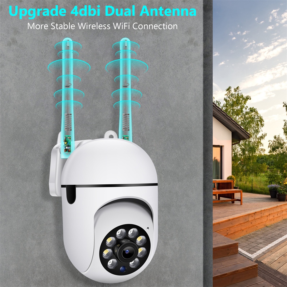 Ycc365 Plus Camera An Toàn Hồng Ngoại Quan Sát Ban Đêm Wifi Hd 1080P Cctv 2.4G 5G KKDURANT