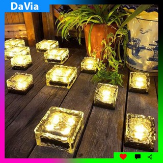 Đèn năng lượng mặt trời sân vườn viên đá Davia HT550