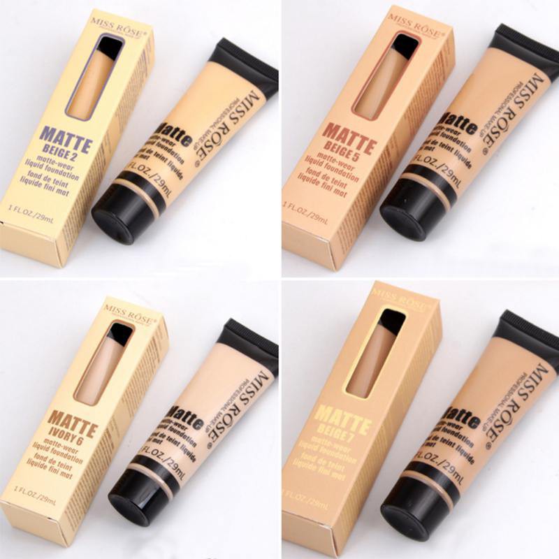 [Hàng mới về] Kem nền dạng nước làm sáng da che khuyết điểm MISS ROSE | BigBuy360 - bigbuy360.vn