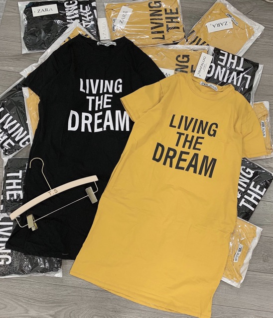 VÁY SUÔNG NỮ CÓ TÚI CHỮ LIVING HOT | BigBuy360 - bigbuy360.vn