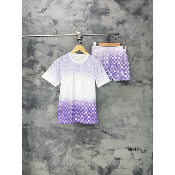 bộ hè T shirt NY quần short NY loang hàng Full tag