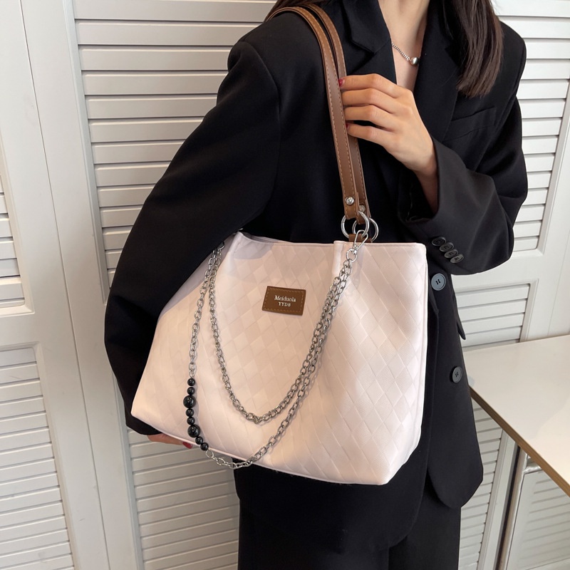 Túi Xách Da PU Cỡ Lớn Đính Đá Sang Trọng Hợp Thời Trang