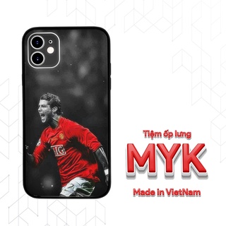 Ốp lưng Ronaldo CR7 trong màu áo MU cho Iphone 5 6 7 8 Plus 11 12 Pro Max X Xr MAN20210042