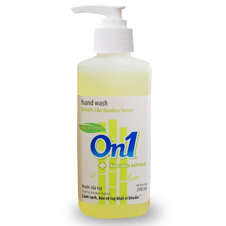 Nước Rửa Tay Sạch Khuẩn On1 BamBoo Charcoal 250ml