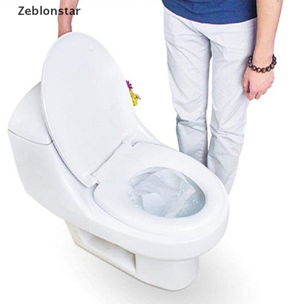 Set 10 Vỏ Bọc Bệ Ngồi Toilet Dùng Một Lần Chất Liệu 100% An Toàn Không Thấm Nước