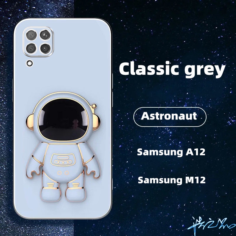 Ốp Điện Thoại In Hình Phi Hành Gia Có Giá Đỡ Cho Samsung A12 A20 A30 A50 A50S A30S A02S A03S A03 A10 A10S A20S A7 2018 2022