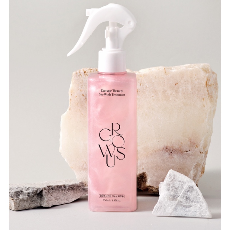 GROWUS Xịt dưỡng tóc phục hồi tóc hư tổn GROWUS Damage Therapy No Wash Treatment 250ml