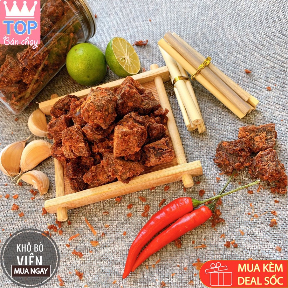 Khô Bò❤️FreeShip❤️đồ ăn vặt,Khô bò miếng,dạng sợi,dạng viên,bò lá chanh,Date mới thơm ngon-200-300G | BigBuy360 - bigbuy360.vn