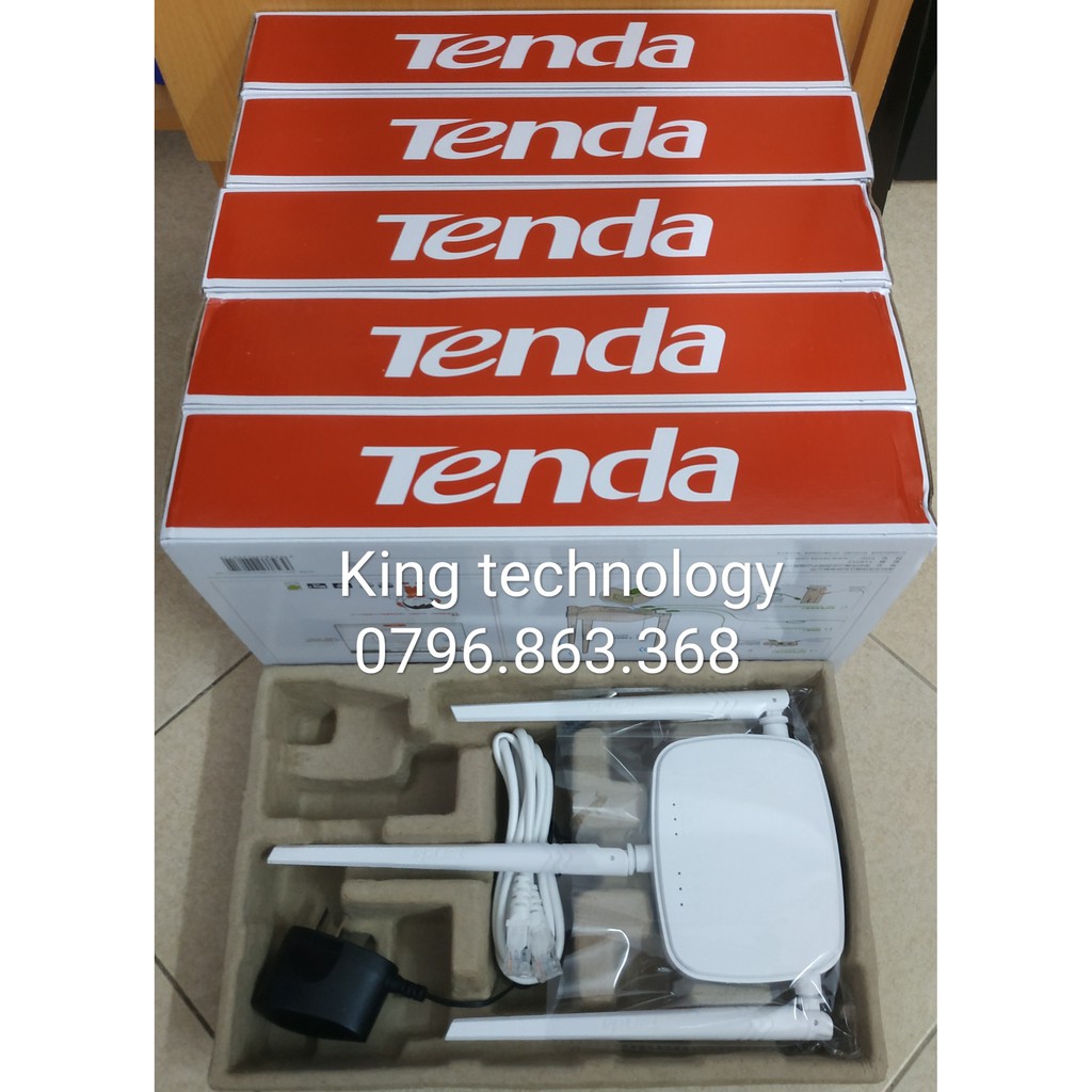 Bộ phát Wifi tenda N318 3 râu cực khỏe giao diện 14 ngôn ngữ quốc tế | BigBuy360 - bigbuy360.vn