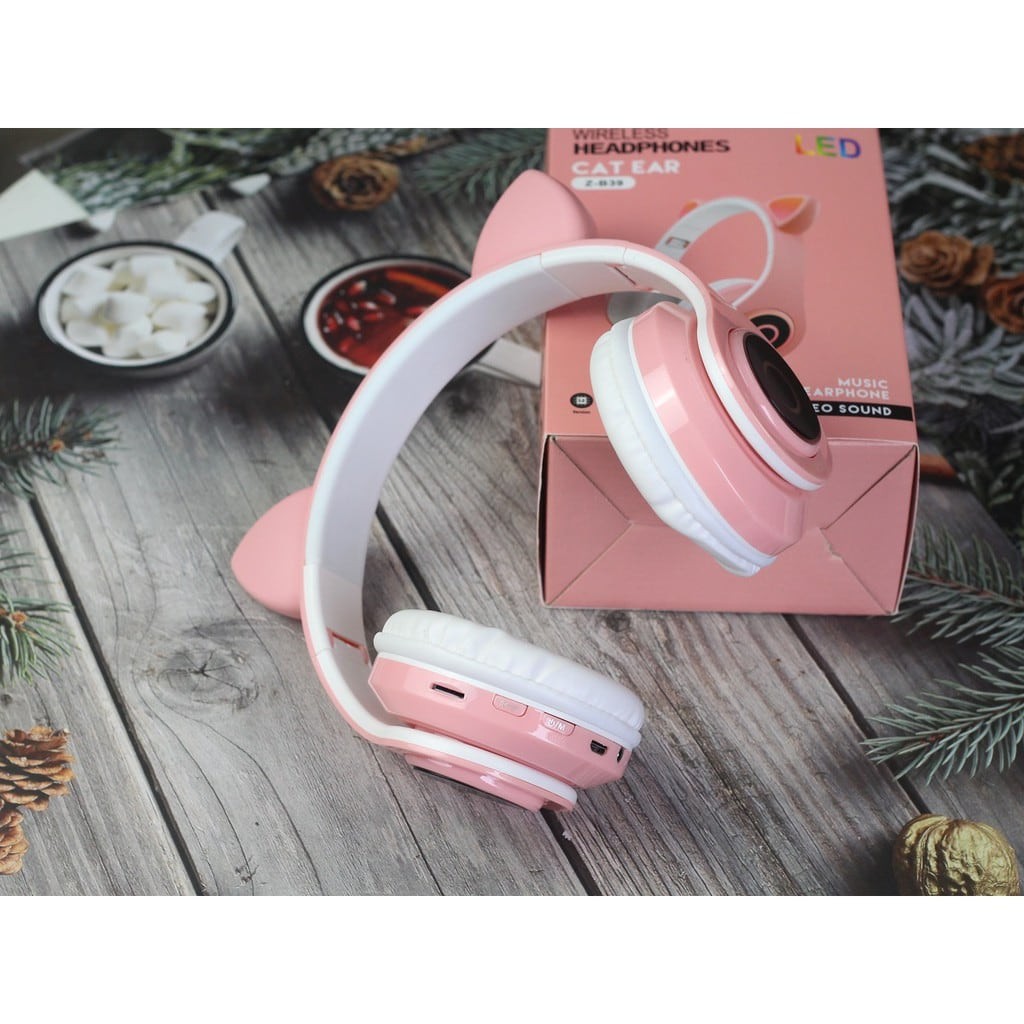 Tai Nghe Mèo Bluetooth Cao Cấp, Headphone Tai Mèo Đáng Yêu, Có Mic, Chống Ồn - Bảo Hành 12 Tháng. | BigBuy360 - bigbuy360.vn