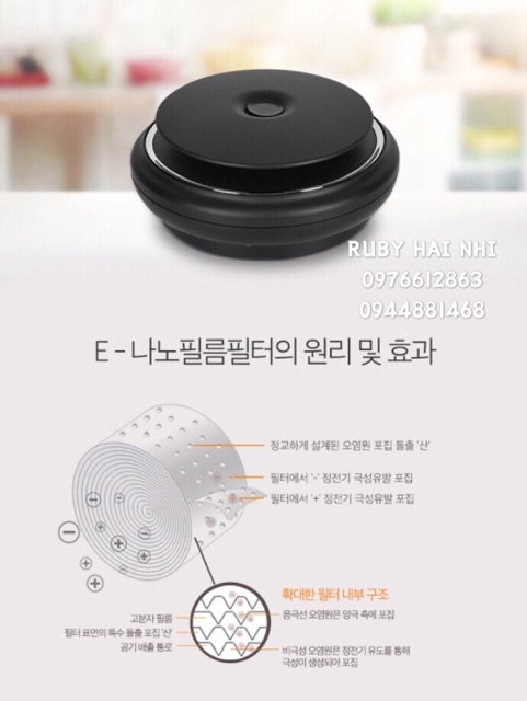 MÁY LỌC KHÔNG KHÍ UFO FREE HÀN QUỐC