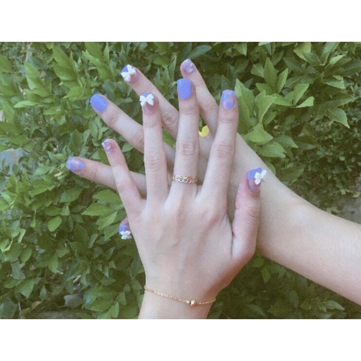 🍒🍒Móng tay giả gắn nơ sẵn Xinh Xắn_HÌNH THẬT 🍒🍒