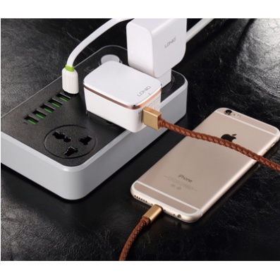 ⚡MIỄN SHIP⚡ Ổ cắm điện đa năng thông minh 6 USB sạc nhanh dây dài 2m chịu nhiệt tốt (T05)