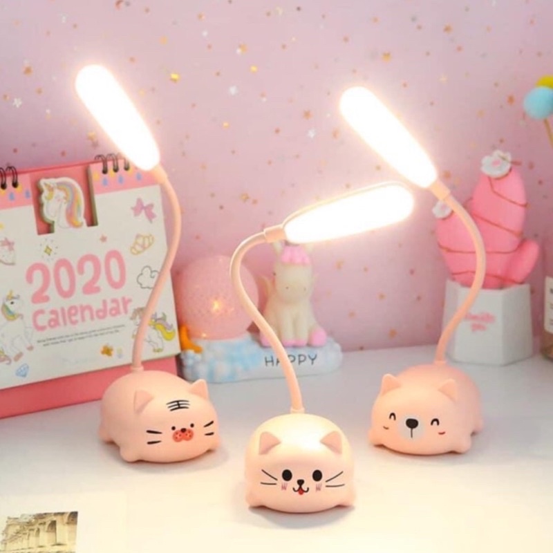 Đèn học để bàn hình thú cute.đèn LED kêt nối USB, đèn MINI trag trí bàn học.