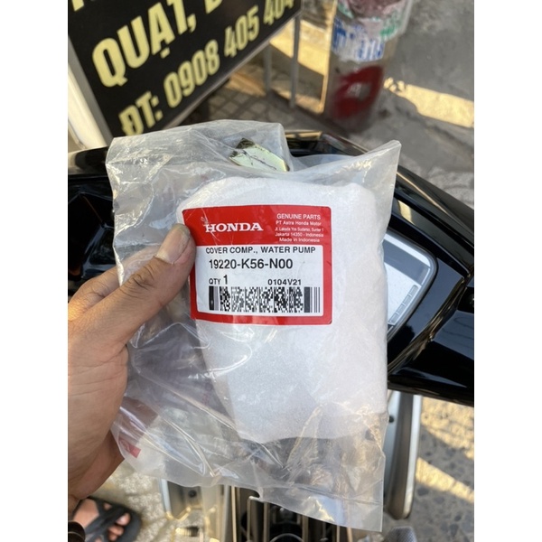 nắp bơm nước sonic chính hãng honda indo