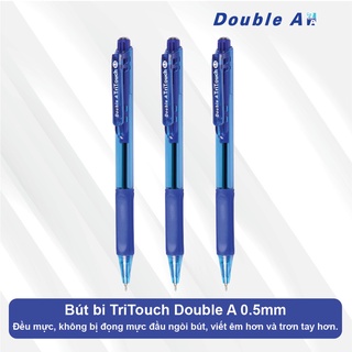 Bút bi Double A Tritouch DBP-105 nét 0.5mm - Mực xanh