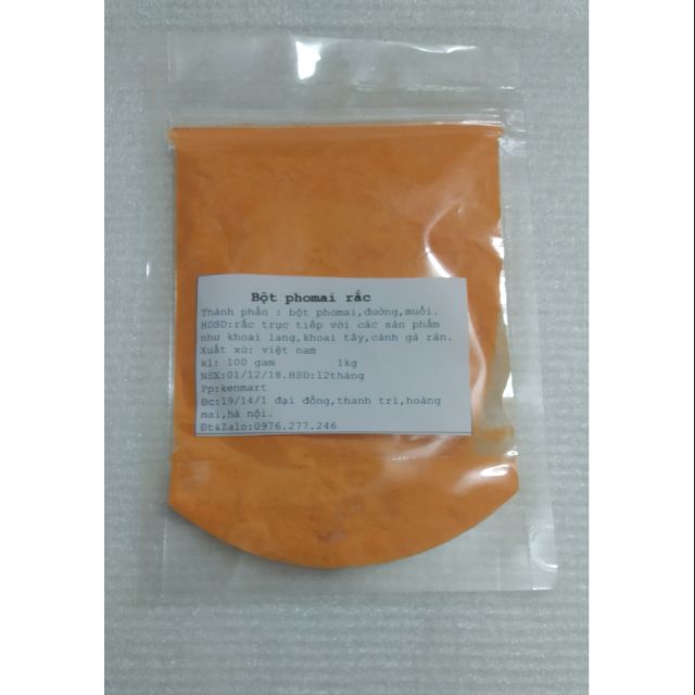 Bột phomai lắc 100gam