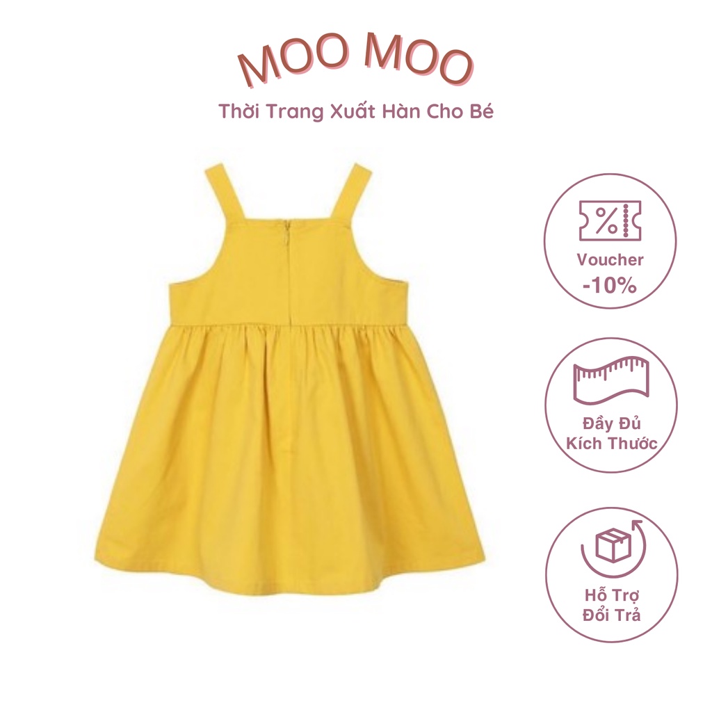 Váy yếm allo&lugh màu vàng siêu xinh 227v033h