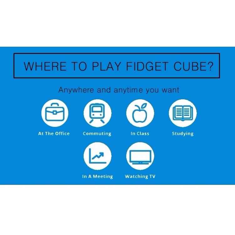 [Rẻ] Fidget Cube - Dụng cụ kì diệu giúp tập trung công việc [HN] [Bán buôn]