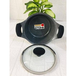 Nồi đá Stone cao cấp 20cm Lock&Lock LCA6202D - dùng được bếp từ