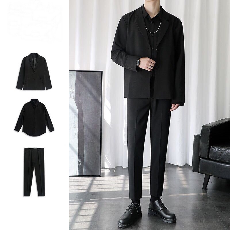 [Order Áo blazer Nam áo vest phong cách Hàn Quốc[có combo quần]