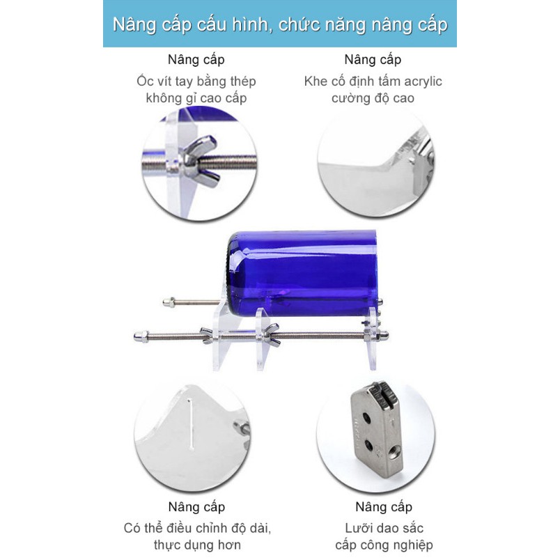 Dụng cụ cắt chai lọ thủy tinh DIY an toàn sử dụng - SmartStore1688