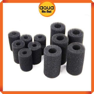 Bịt tép mút xốp đen - Phi 12/16/22mm - Ngăn hút cá tép con vào máy lọc hồ thủy sinh - Kiêm lọc Bio