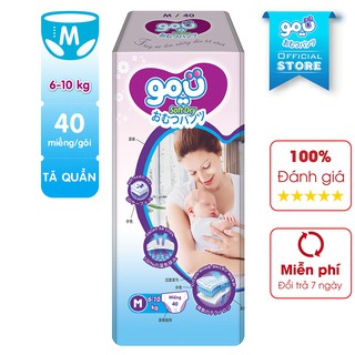Bỉm/Tã quần Gou Soft Dry cao cấp size M40 L36 XL32