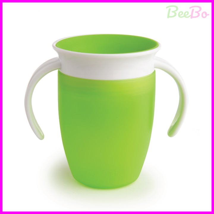 Cốc tập uống nước cho bé chống tràn Magic Cup 360º có tay cầm tiện lợi chất liệu PP & TPE mềm cao cấp an toàn cho bé