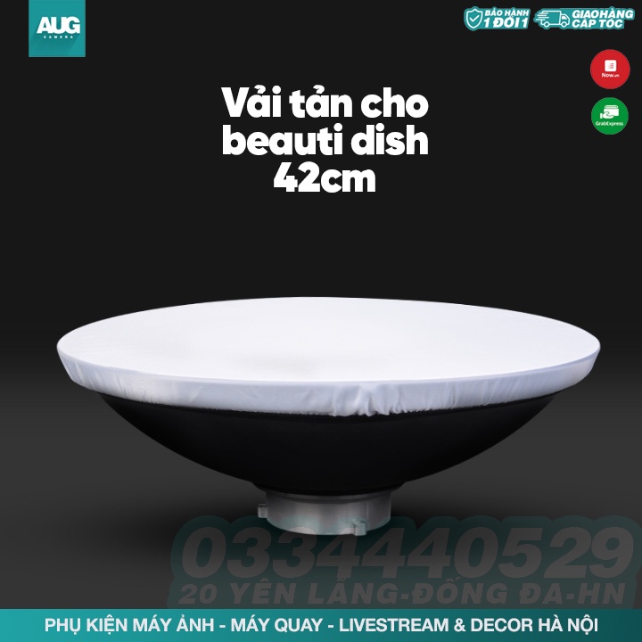 Vải tản sáng dùng cho Beauti dish - AUG Camera