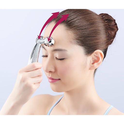 Cây lăn massage thon gọn toàn thân MTG ReFa Carat Ray RF-PC2019B - Hàng nhập khẩu