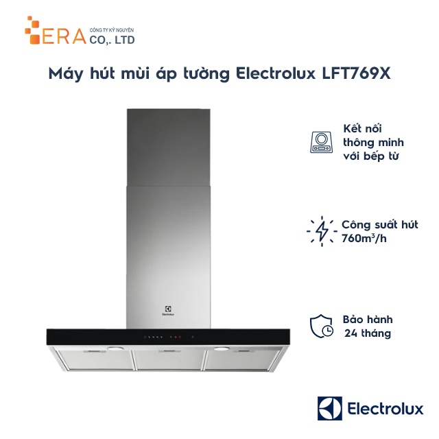 Máy hút mùi áp tường Electrolux LFT769X