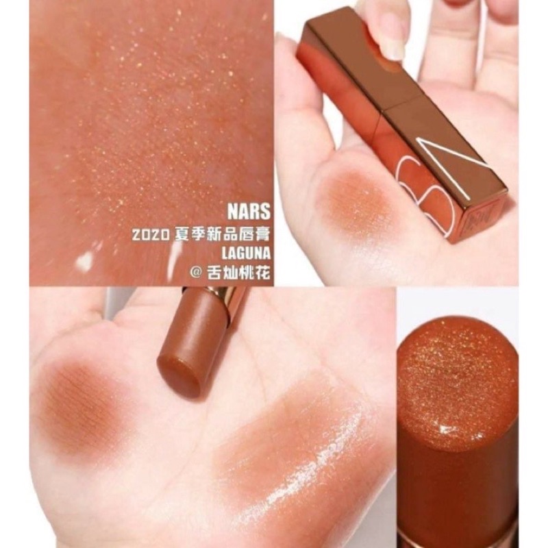 Son dưỡng Nars Afterglow Lip Balm in Laguna mini 1,1g