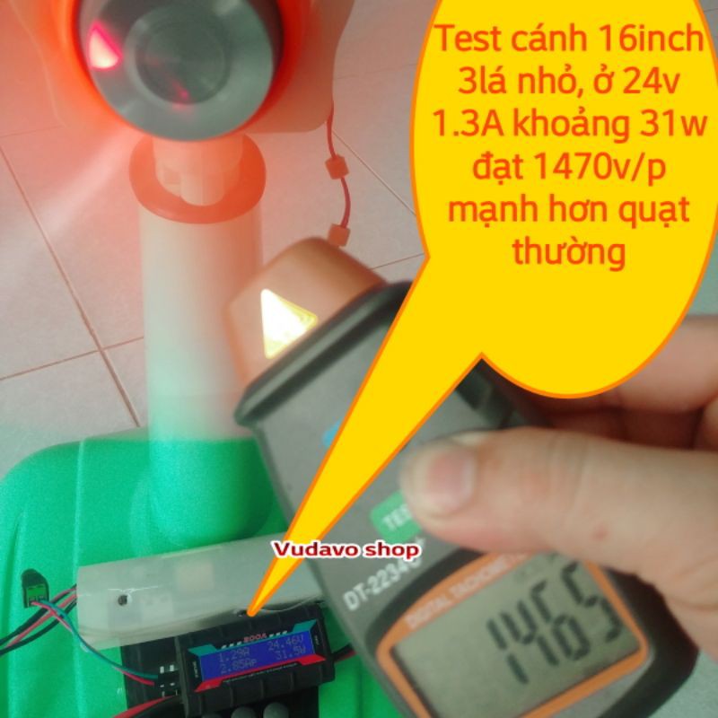 Đầu quạt không chổi than 12 24v BLDC