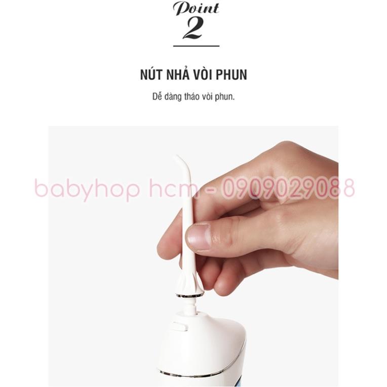 Hoả tốc - Máy tăm nước không dây Lock&Lock Cordless Oral Irrigator ENR156BLU  Màu xanh