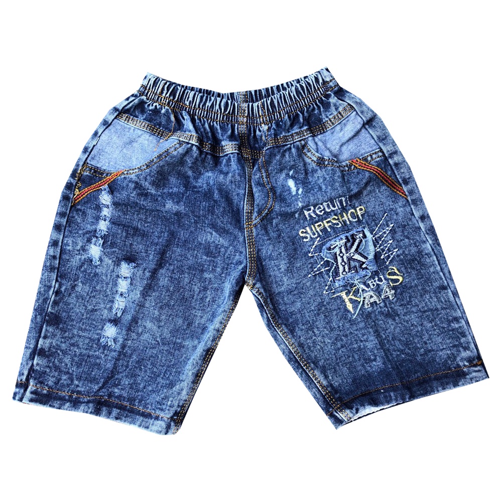 Quần Jean lửng bé trai size 25-50kg mẫu ngẫu nhiên chất jean co giãn