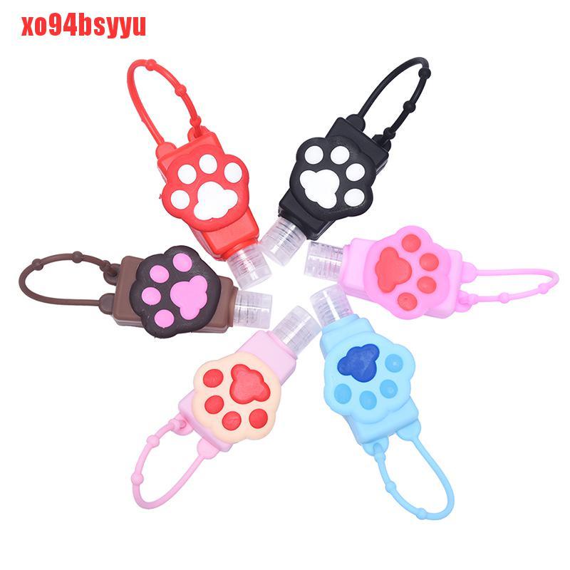 Vỏ Bọc Chai Lọ Bằng Silicon Gel Hình Thang Hoạt Hình 30ML Xo94Bsyu