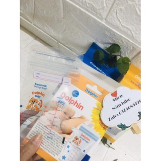 Túi trữ sữa Dolphin 100ml(40 tờ) , 150ml( 25tờ)