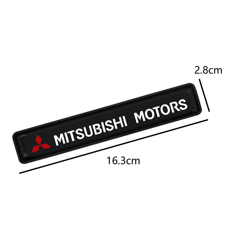 Miếng Dán Trang Trí Lưới Tản Nhiệt Đèn LED Dành Cho Xe Hơi Mitsubishi asx outlander xl 3 lancer pajero 4 l200