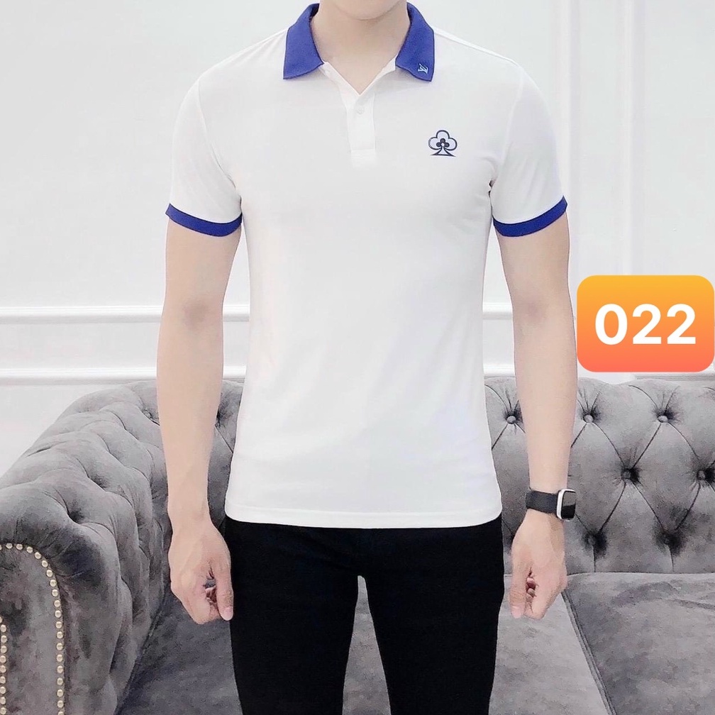 Áo thun nam polo cổ tròn màu đen chất vải cotton dày dặn co giãn tay ngắn, phông nam đẹp lavado21 nhiều mẫu
