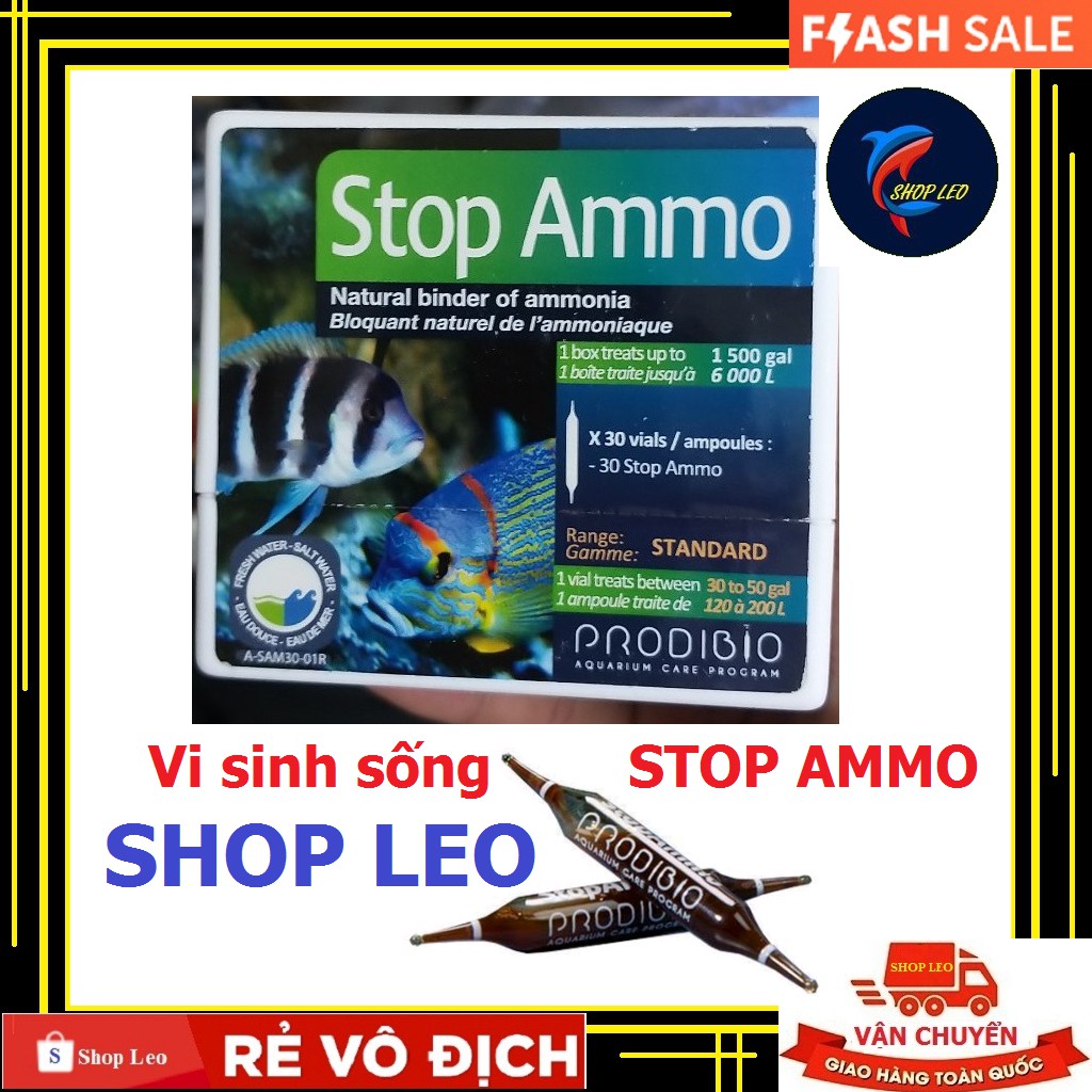 Vi sinh sống Prodibio Bio Digest - PRODIBIO BIOTRACE - Bio STOP AMMO - Vi sinh cao cấp cho hồ thủy sinh - nước mặn