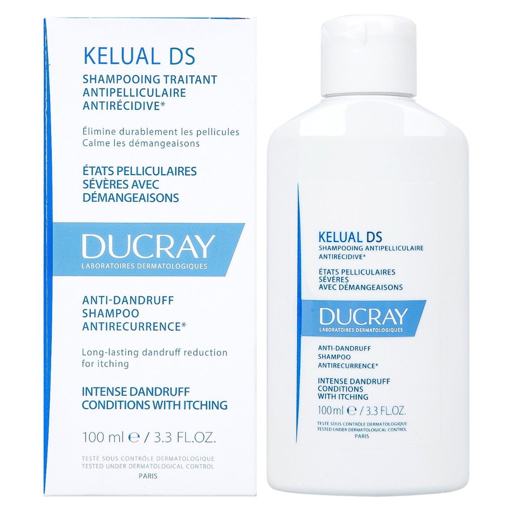 Dầu gội Ducray Kelual DS shampoo ngăn ngừa gàu 100ml