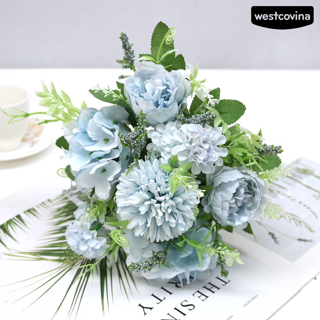 [Hot]⚘Nhánh Hoa Mẫu Đơn Nhân Tạo Không Phai Màu Phong Cách Cổ Điển Dùng Làm Đạo Cụ Chụp Ảnh