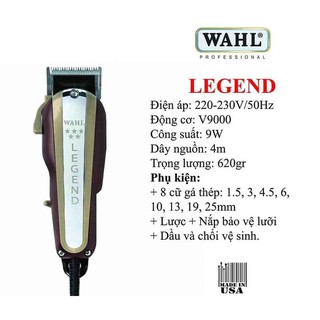 Tông đơ Wahl 5 Star Legend 220V