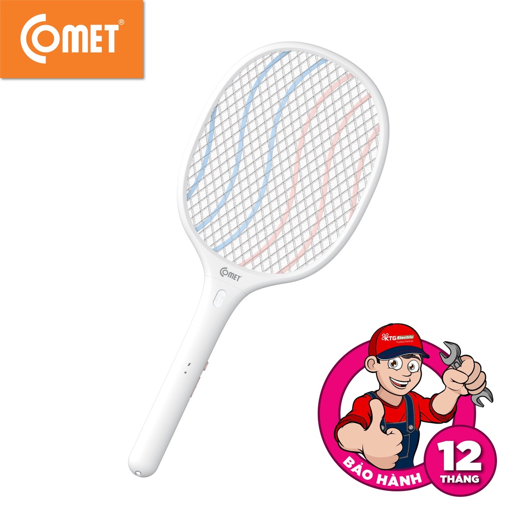 Vợt Muỗi Comet CP047 cao cấp dùng pin lithium 500mAh