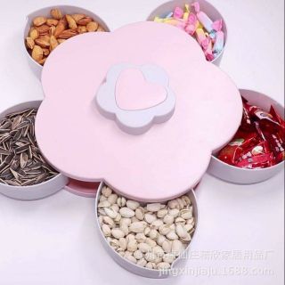 Combo 5 khay mứt và 1 kệ xoay 360 độ giá sỉ
