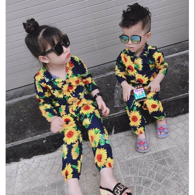 Bộ bizama thô hàn cho bé