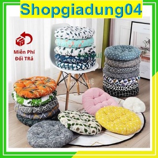 Đệm ngồi bệt tròn 3d❤️CAM KẾT CHẤT LƯỢNG❤️nệm lót ghế vuông ngồi bàn trà kiểu nhật bông trắng cực êm